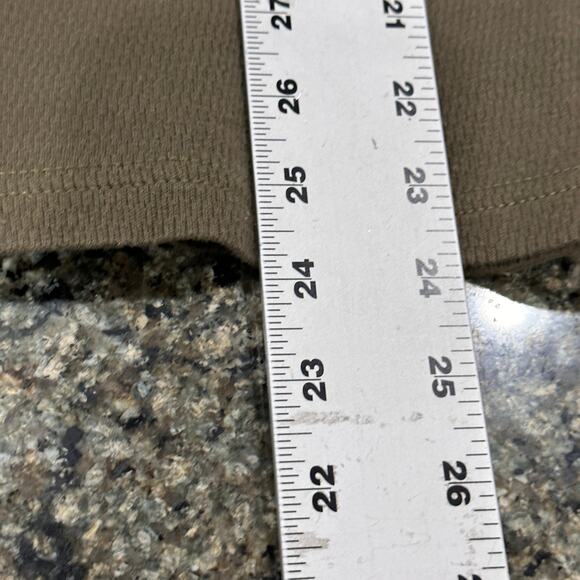 Gable Grant Mens Henley Shirt XXL Green Long Sleeve 100% Cotton Rustic STAIN - Picture 7 of 9